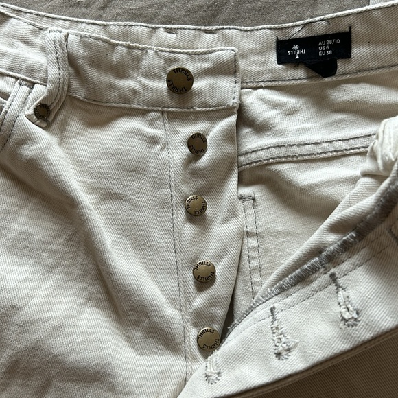 ✨ THRILLS PAIGE JEAN SIZE 6 (AU 28/10) IN BONE - Picture 5 of 8